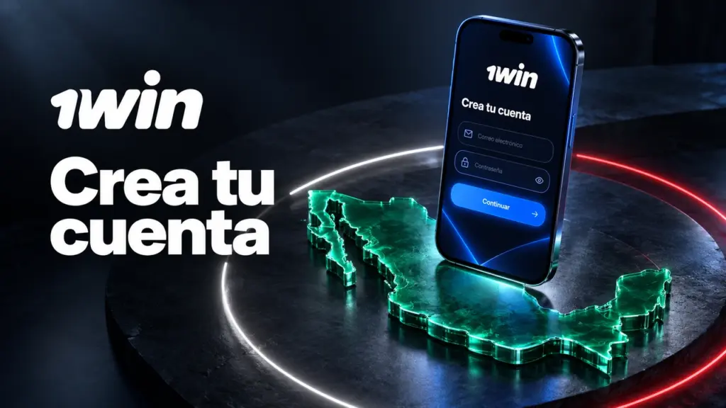 Ilustración de registro de 1win para México