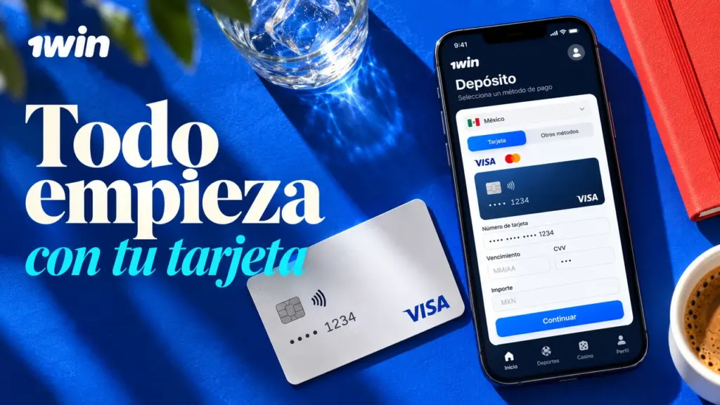 Ilustración de pagos de 1win para México